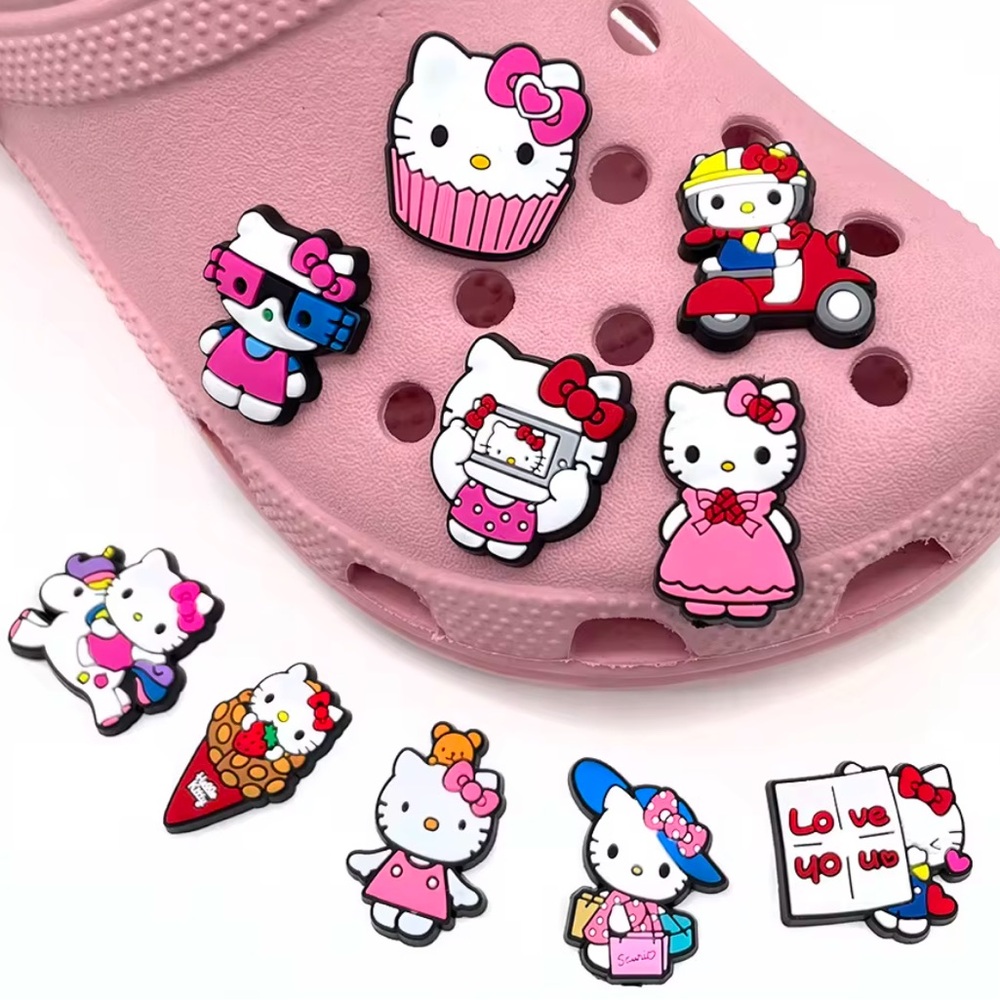 Hello Kitty Croc Charms